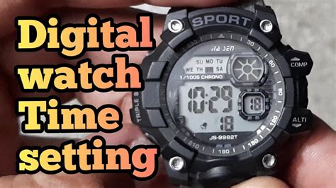 How to set a time.